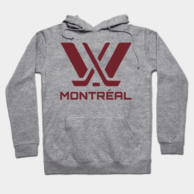 🏒 PWHL - MONTREAL 🏒 Hoodie by INLE Designs